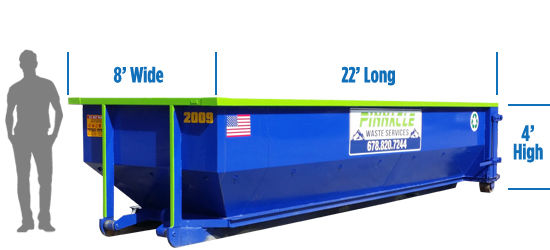 Image of 20 Yard Pinnacle Waste Services Roll Off Waste Container