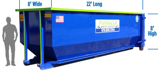 Image of 40 Yard Pinnacle Waste Services Roll Off Waste Container